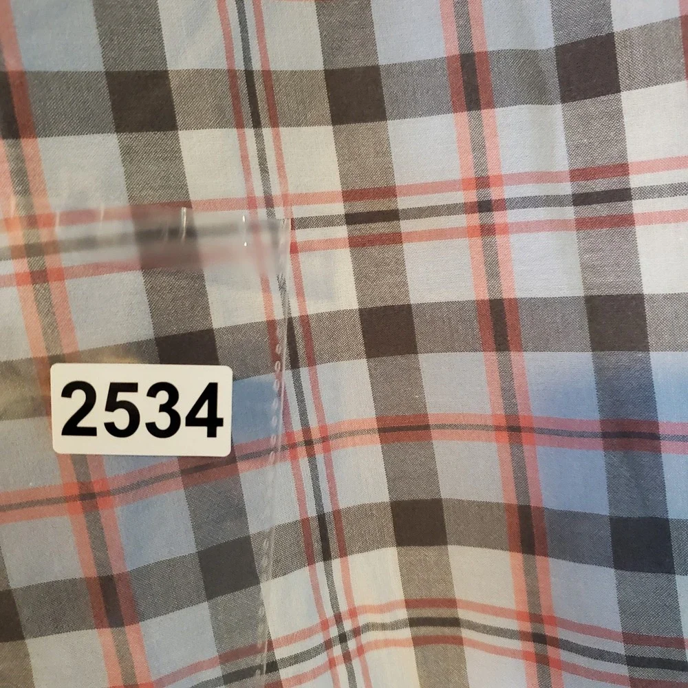 J.Crew Madras Shirts Tailored Fit Plaid Button Down Long Sleeve‎ Men's Large
